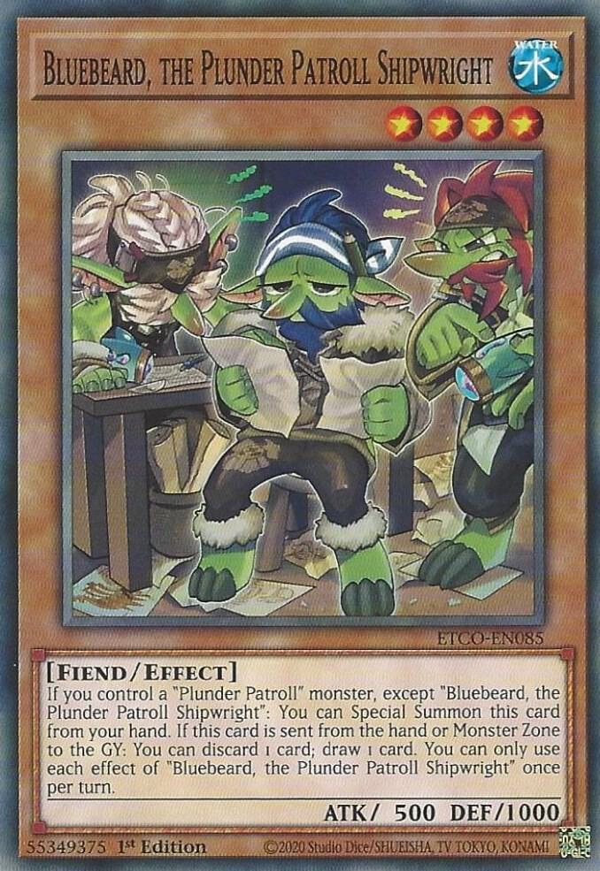 Bluebeard, the Plunder Patroll Shipwright (1st Edition) card image