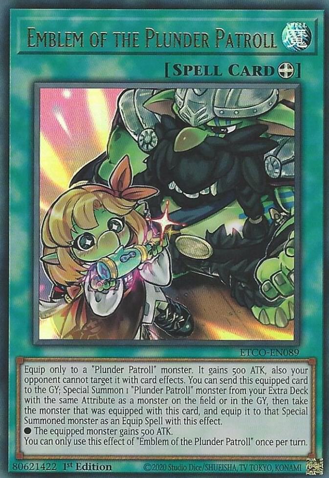 Emblem of the Plunder Patroll (1st Edition) card image