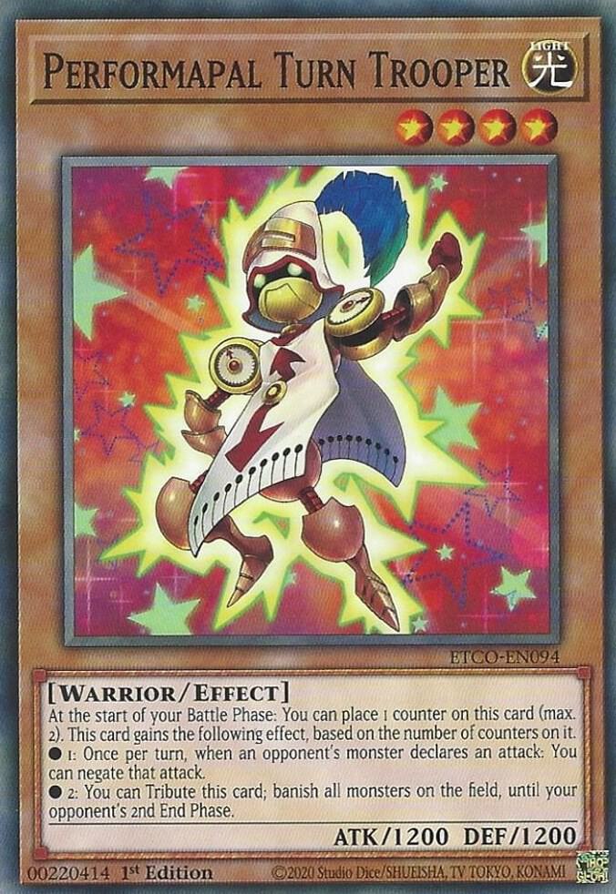 Performapal Turn Trooper (1st Edition) card image