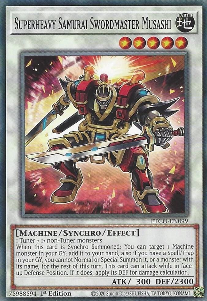 Superheavy Samurai Swordmaster Musashi (1st Edition) card image