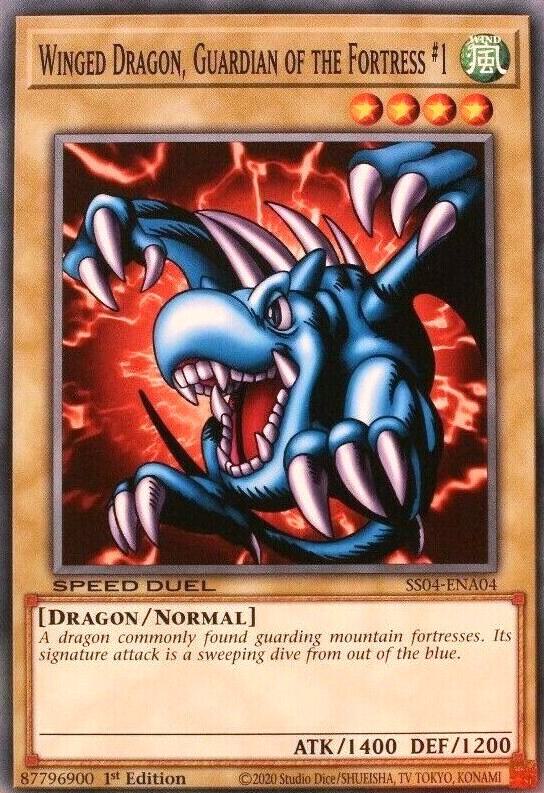 Winged Dragon, Guardian of the Fortress #1 card image