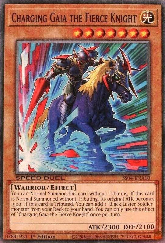 Charging Gaia the Fierce Knight card image