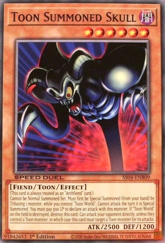 Toon Summoned Skull card image