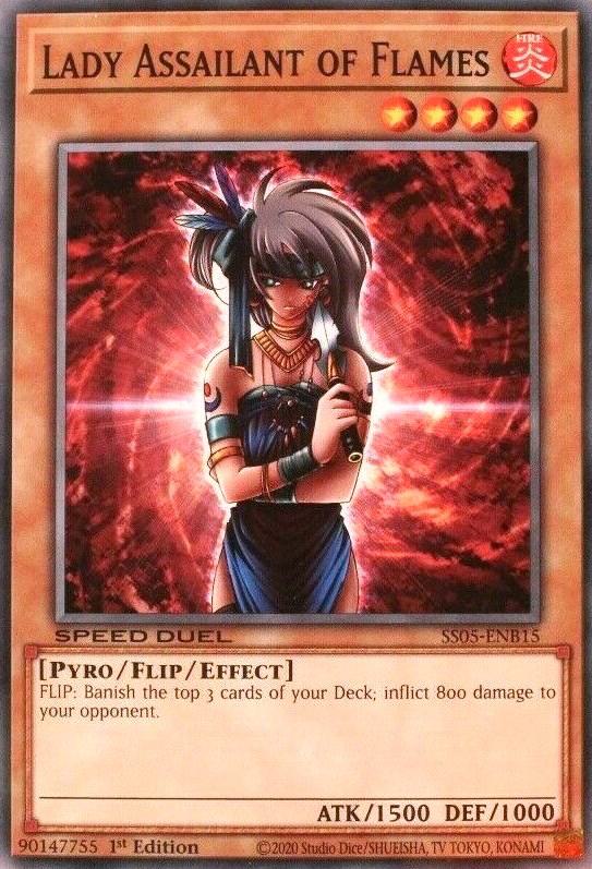 Lady Assailant of Flames card image