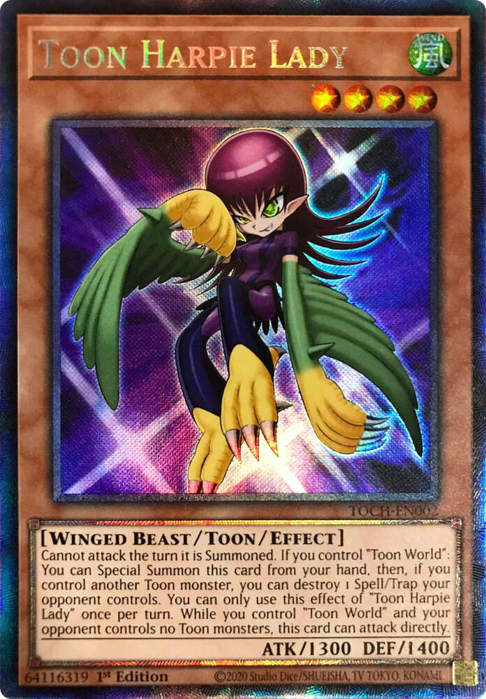 Toon Harpie Lady (CR) card image