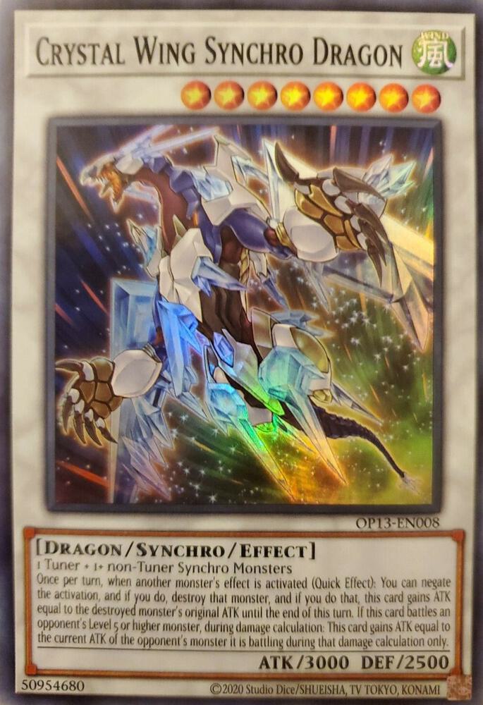 Crystal Wing Synchro Dragon card image