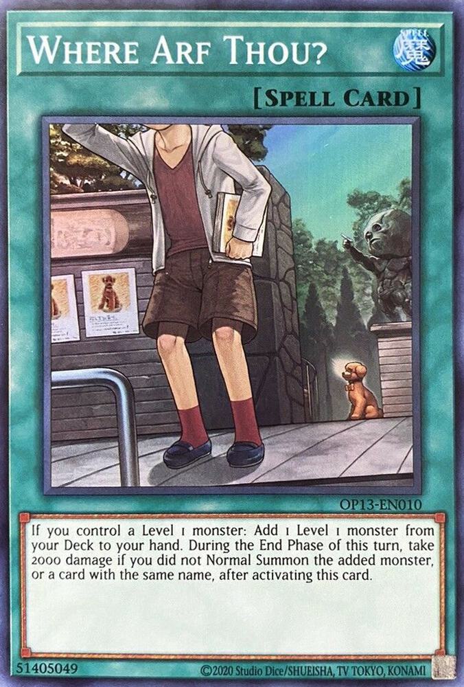 Where Arf Thou? card image