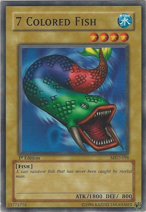 7 Colored Fish card image