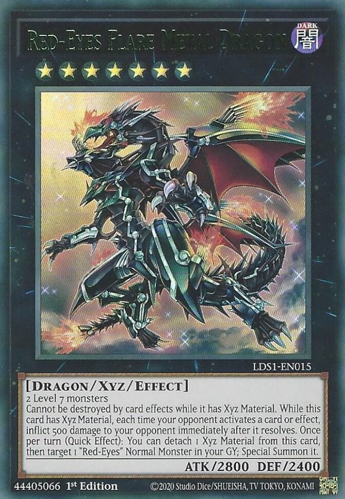 Red-Eyes Flare Metal Dragon (Green) card image