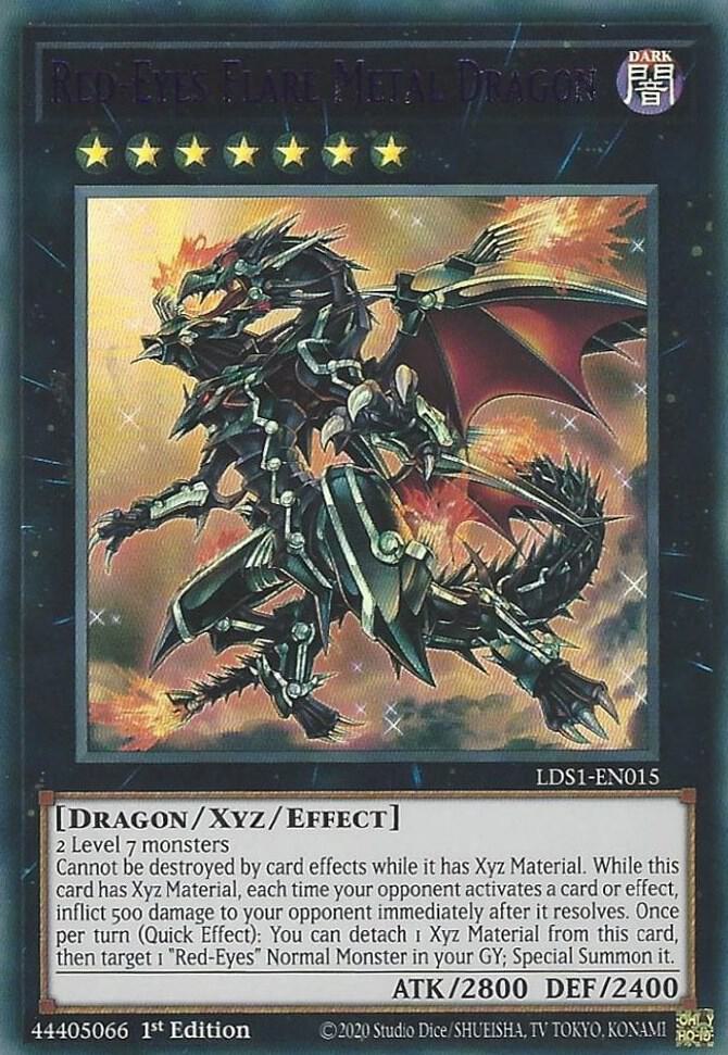 Red-Eyes Flare Metal Dragon (Purple) (1st Edition) card image