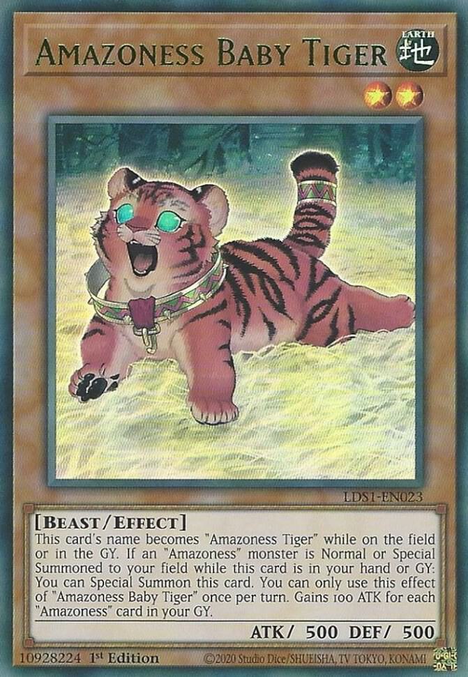 Amazoness Baby Tiger (Green) card image