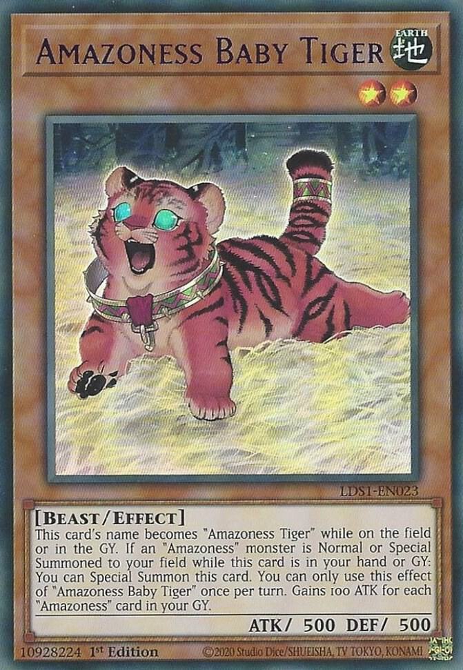 Amazoness Baby Tiger (Purple) (1st Edition) card image