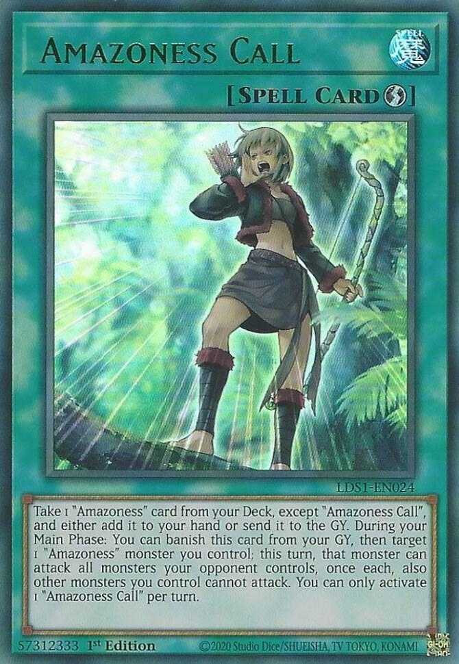 Amazoness Call (Green) card image