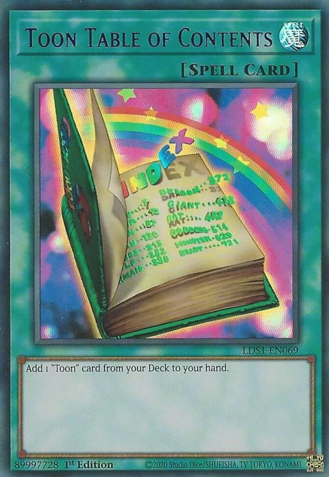Toon Table of Contents (Purple) (1st Edition) card image