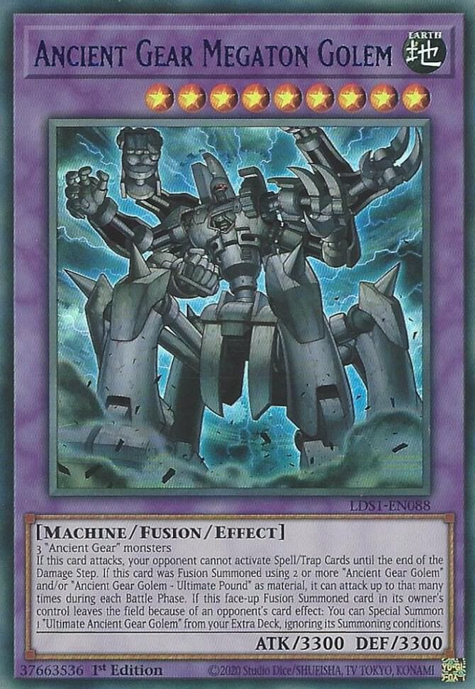 Ancient Gear Megaton Golem (Blue) card image