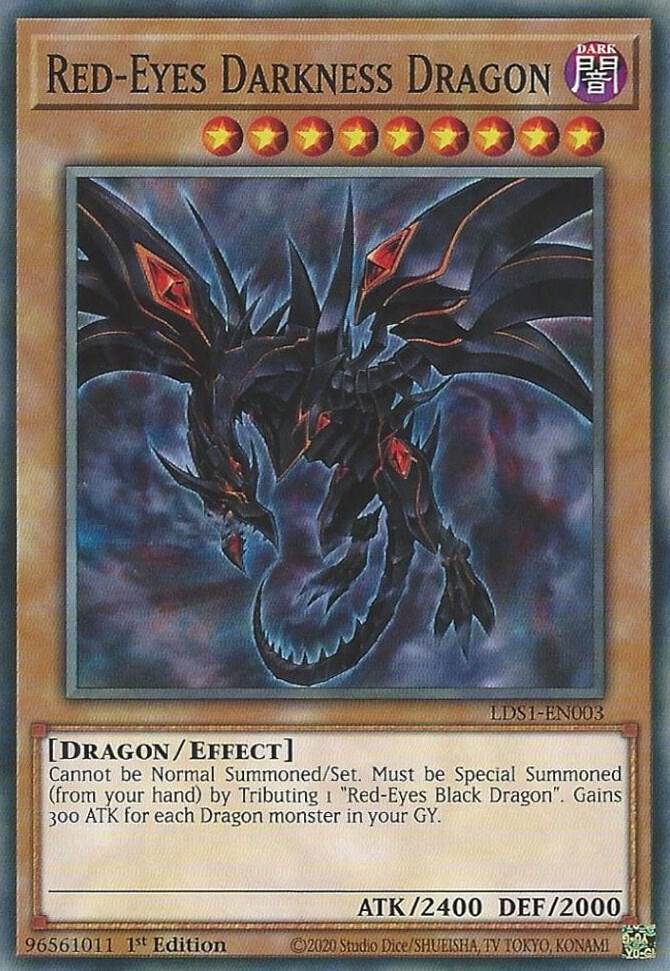 Red-Eyes Darkness Dragon (1st Edition) card image