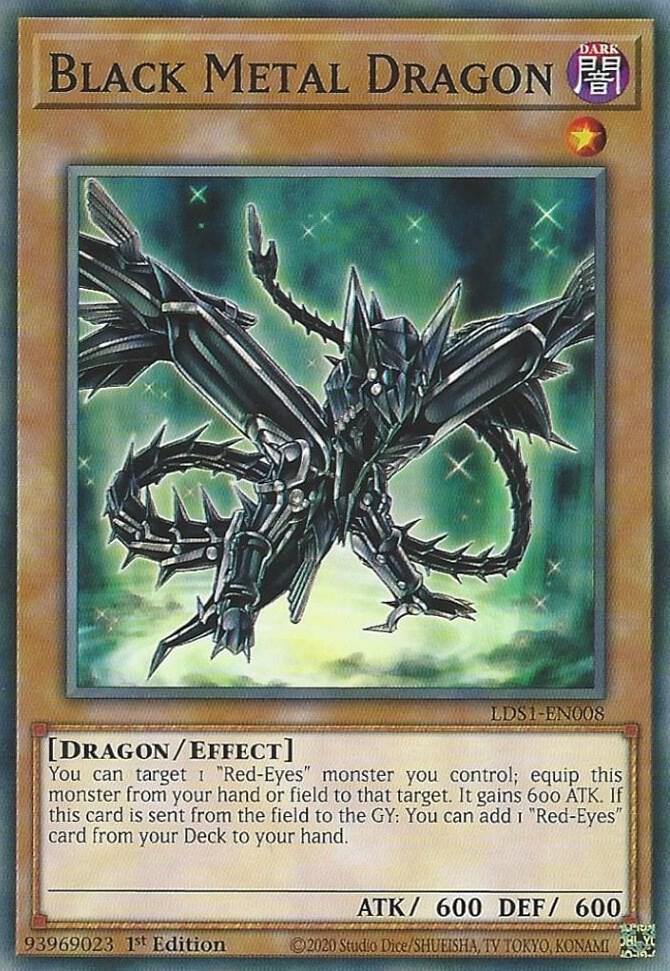 Black Metal Dragon (1st Edition) card image