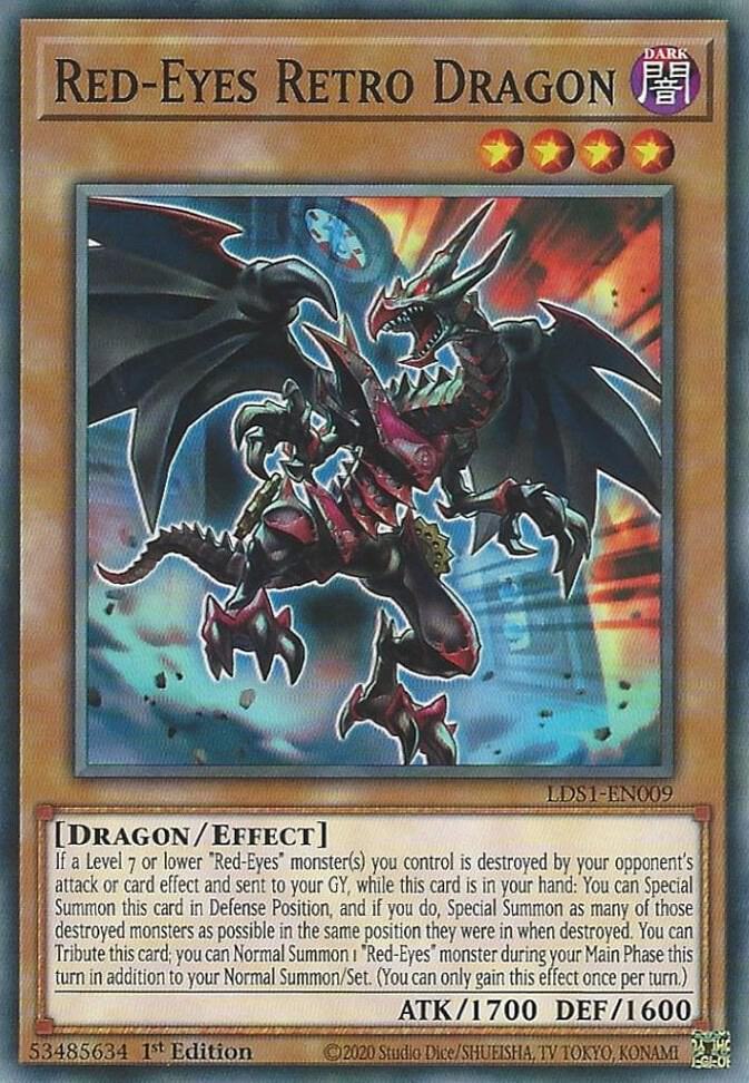 Red-Eyes Retro Dragon (1st Edition) card image
