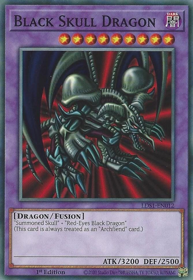 Black Skull Dragon (1st Edition) card image
