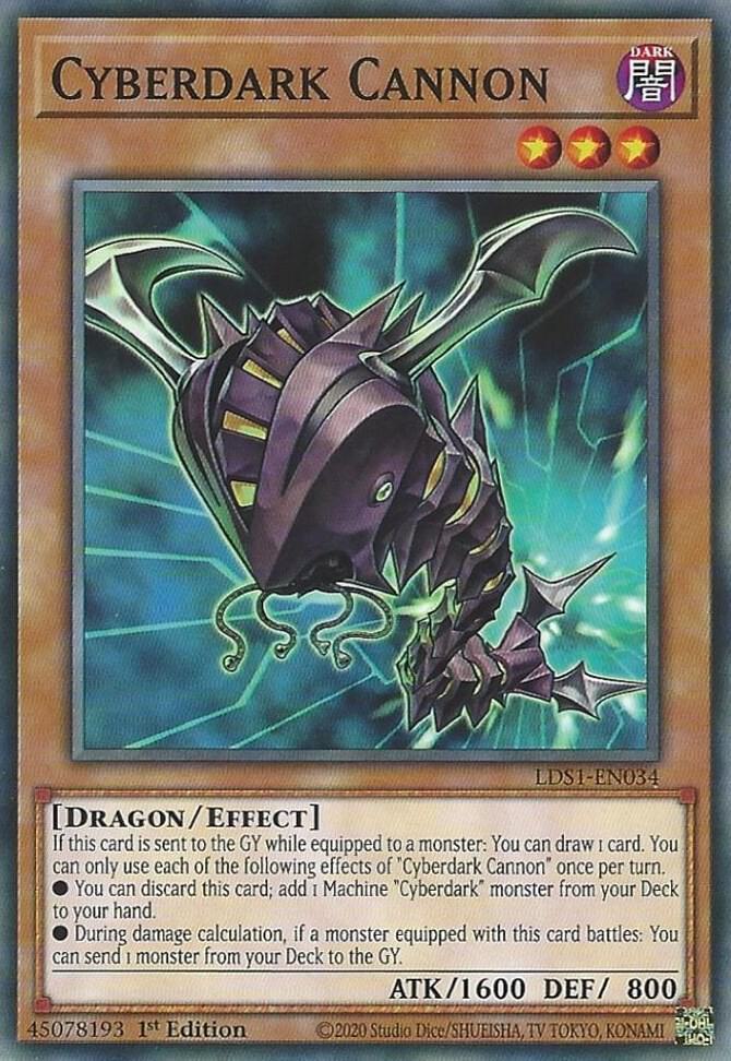 Cyberdark Cannon (1st Edition) card image