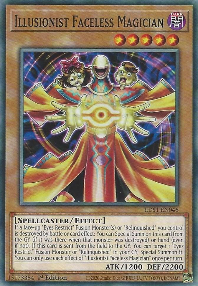 Illusionist Faceless Magician (1st Edition) card image
