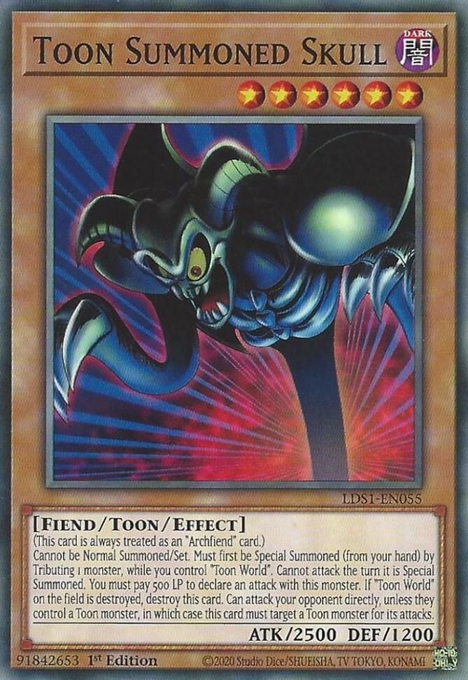 Toon Summoned Skull (1st Edition) card image
