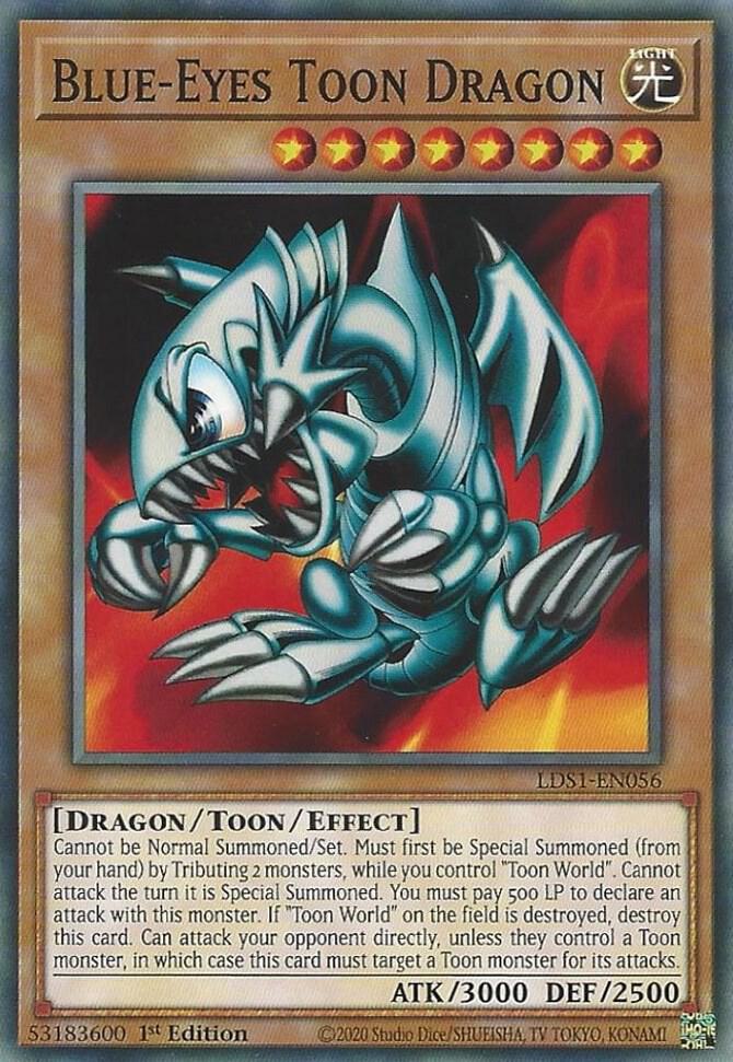 Blue-Eyes Toon Dragon (1st Edition) card image