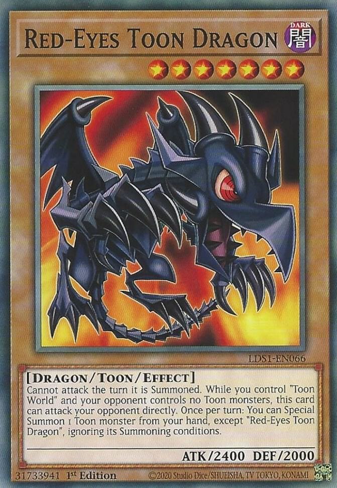 Red-Eyes Toon Dragon (1st Edition) card image