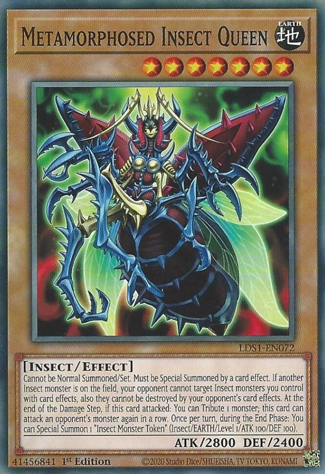 Metamorphosed Insect Queen (1st Edition) card image