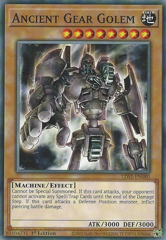 Ancient Gear Golem (1st Edition) card image
