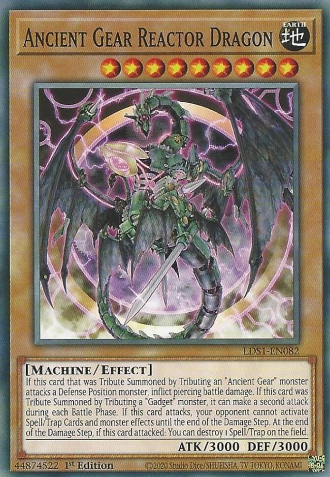 Ancient Gear Reactor Dragon (1st Edition) card image
