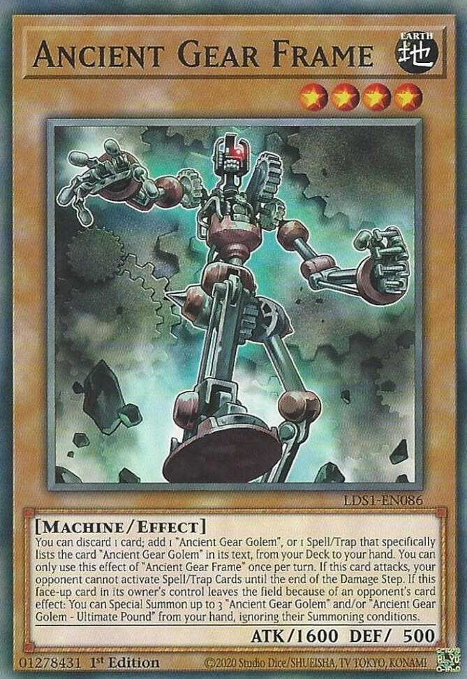 Ancient Gear Frame (1st Edition) card image