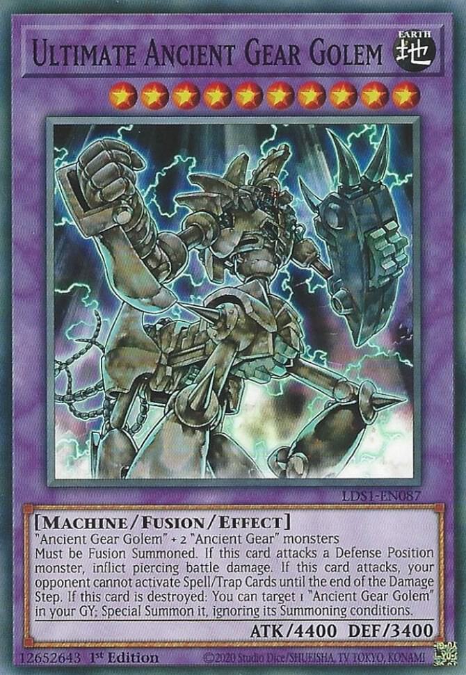 Ultimate Ancient Gear Golem (1st Edition) card image
