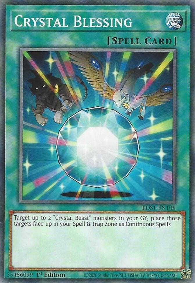 Crystal Blessing (1st Edition) card image