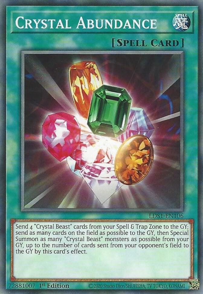 Crystal Abundance (1st Edition) card image