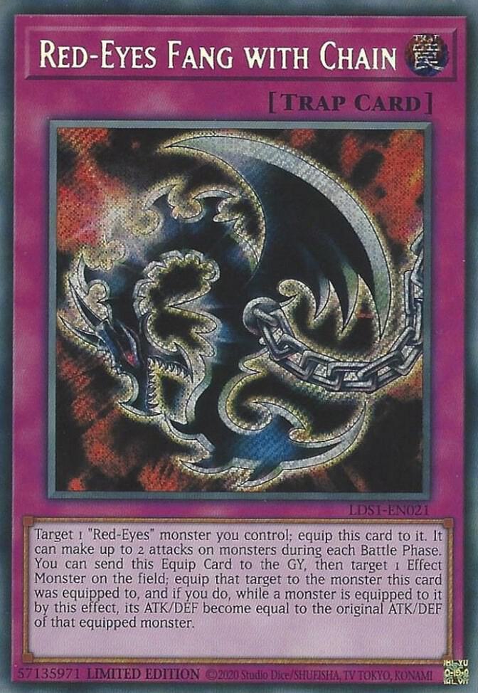 Red-Eyes Fang with Chain card image