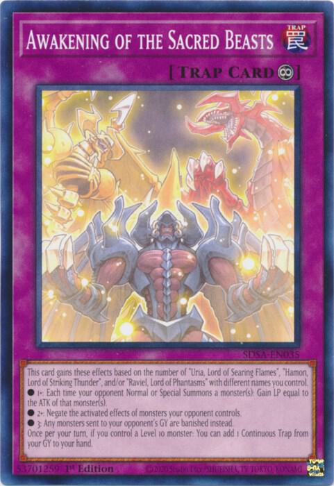 Awakening of the Sacred Beasts card image