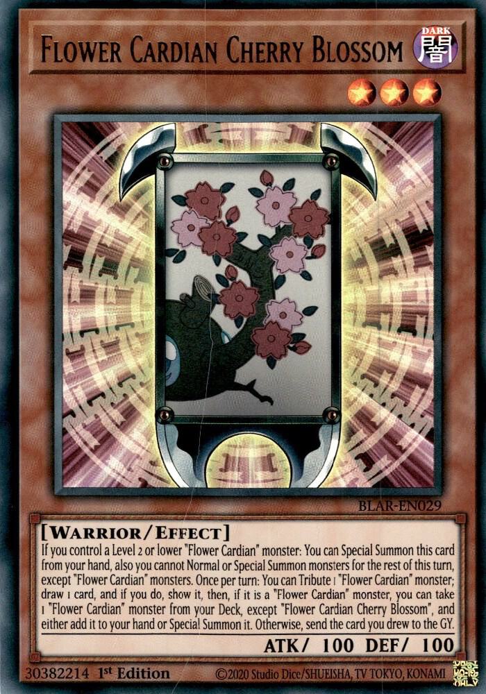 Flower Cardian Cherry Blossom card image
