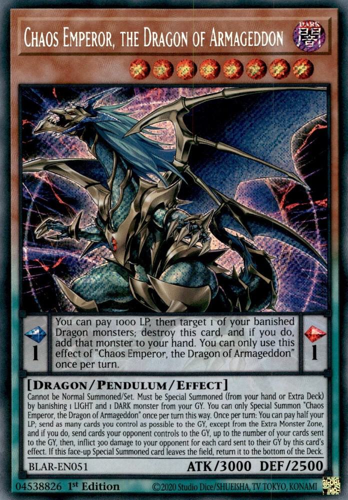 Chaos Emperor, the Dragon of Armageddon card image