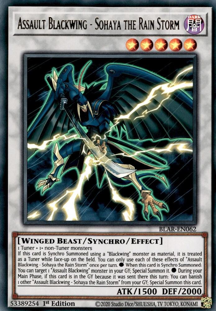Assault Blackwing - Sohaya the Rain Storm card image