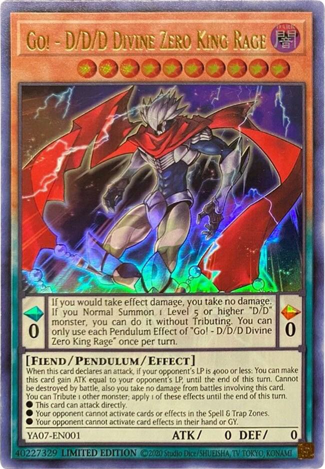 Go! - D/D/D Divine Zero King Rage card image
