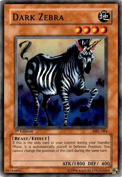 Dark Zebra card image