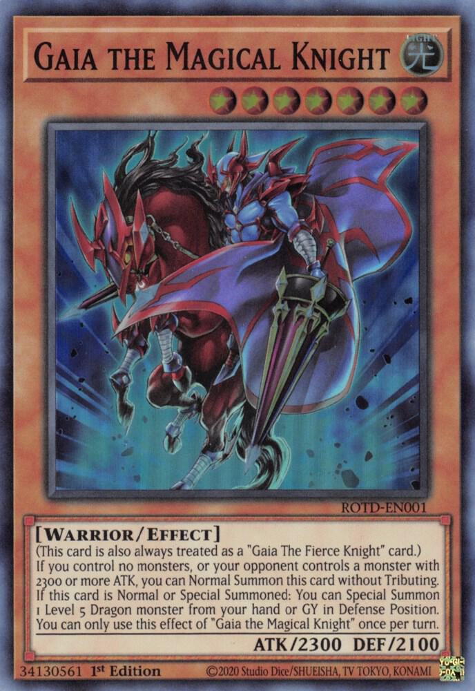 Gaia the Magical Knight (1st Edition) card image