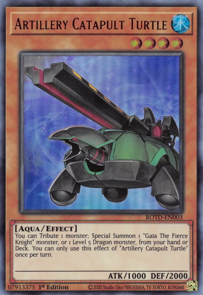 Artillery Catapult Turtle (1st Edition) card image