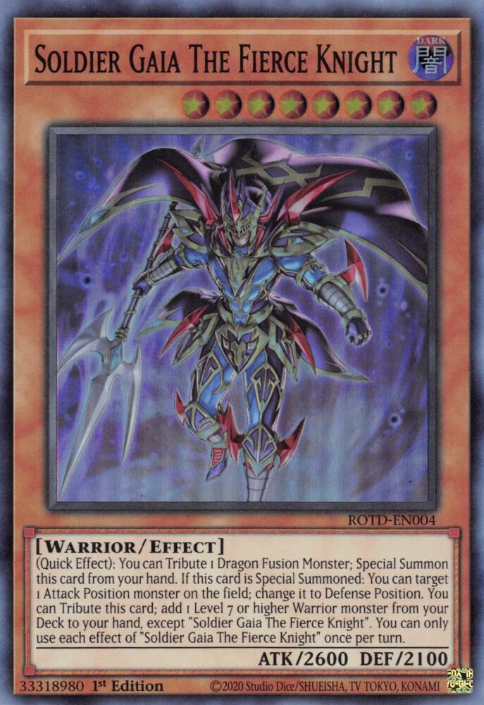 Soldier Gaia The Fierce Knight (1st Edition) card image