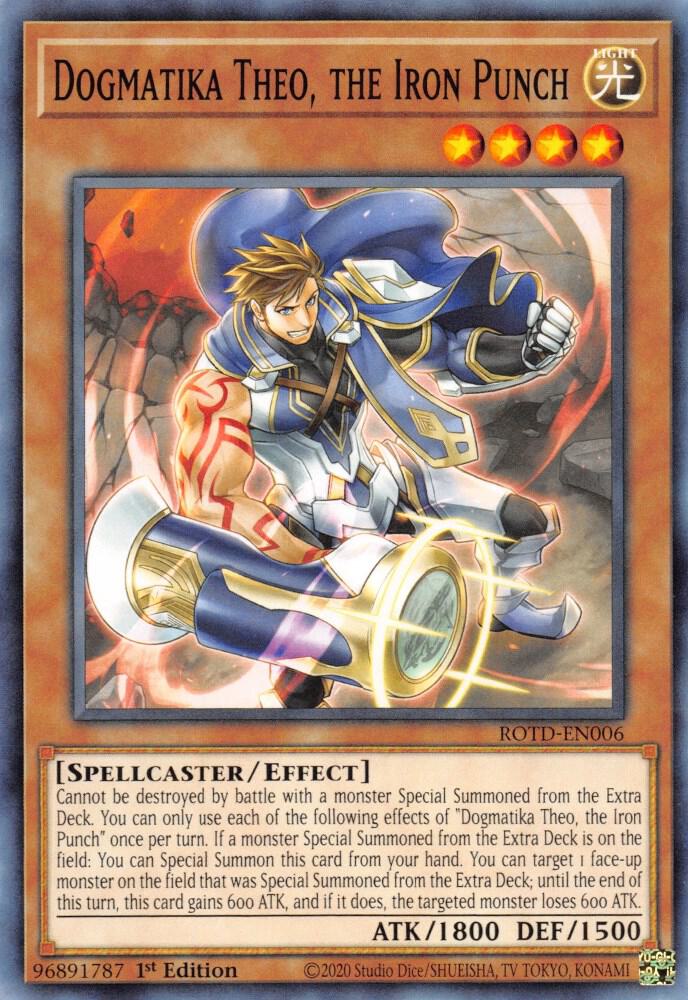 Dogmatika Theo, the Iron Punch (1st Edition) card image