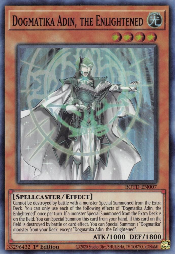 Dogmatika Adin, the Enlightened (1st Edition) card image