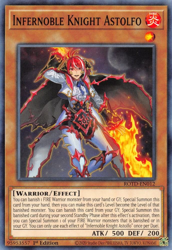 Infernoble Knight Astolfo (1st Edition) card image