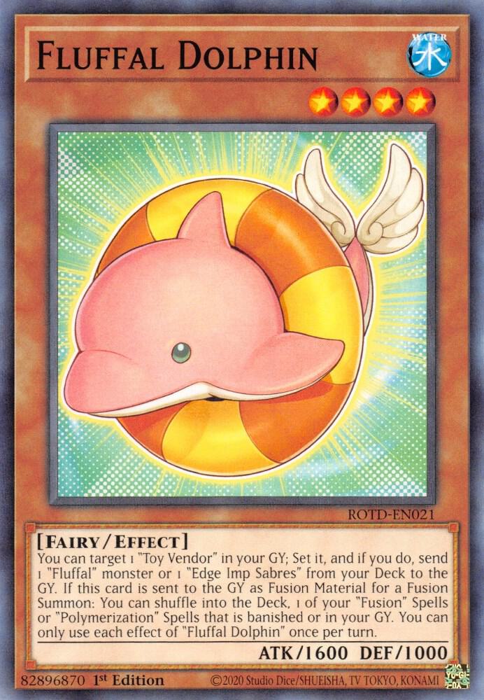 Fluffal Dolphin (1st Edition) card image