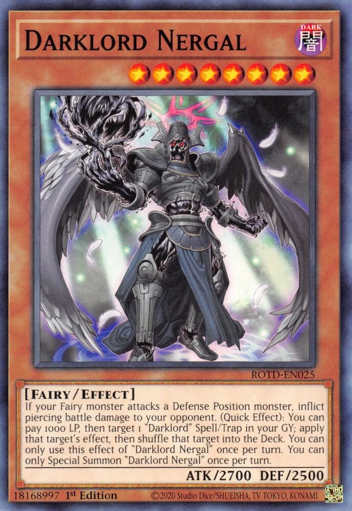 Darklord Nergal (1st Edition) card image